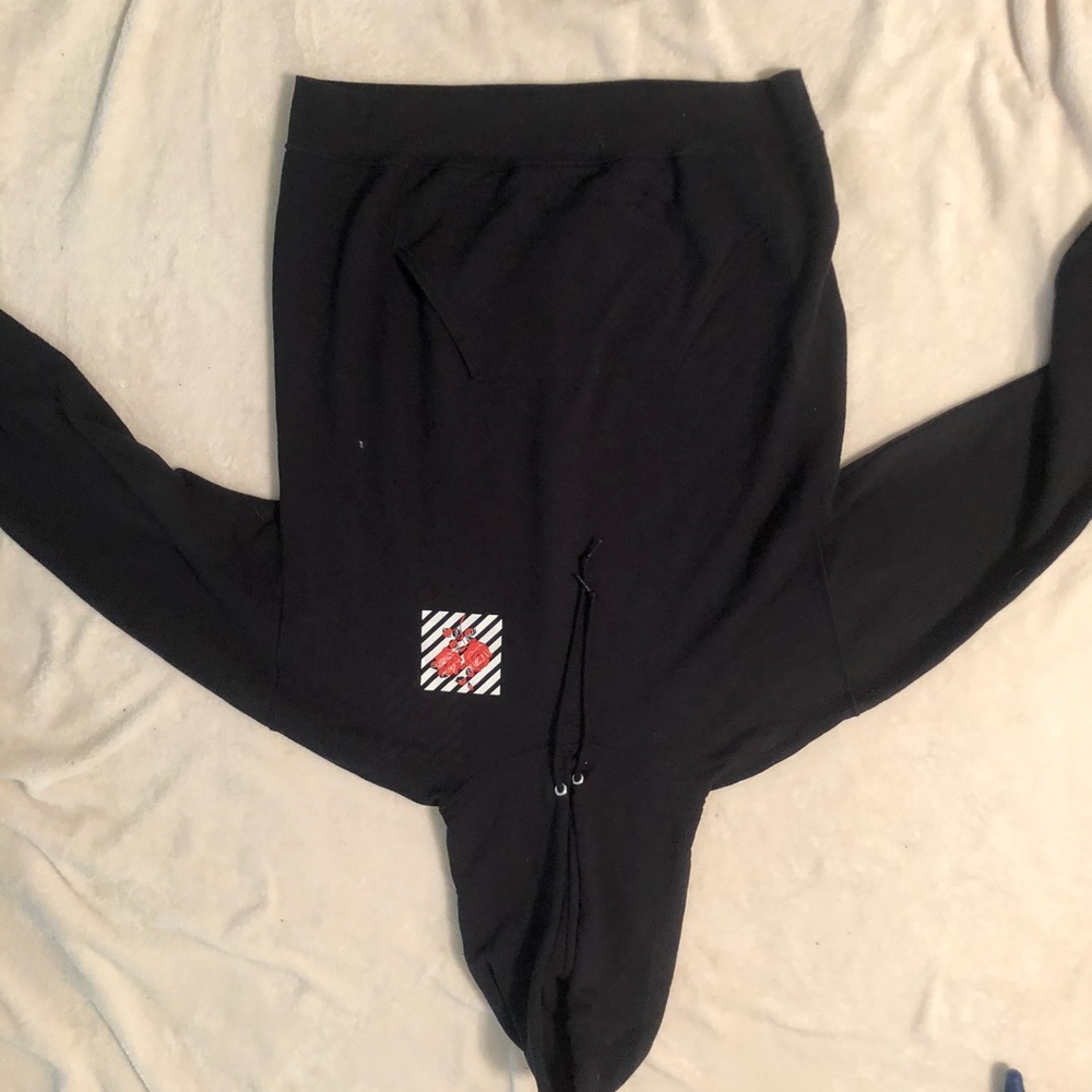 Mens Black Hoodie
